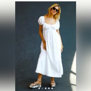 Faithful Squareneck Midi Dress